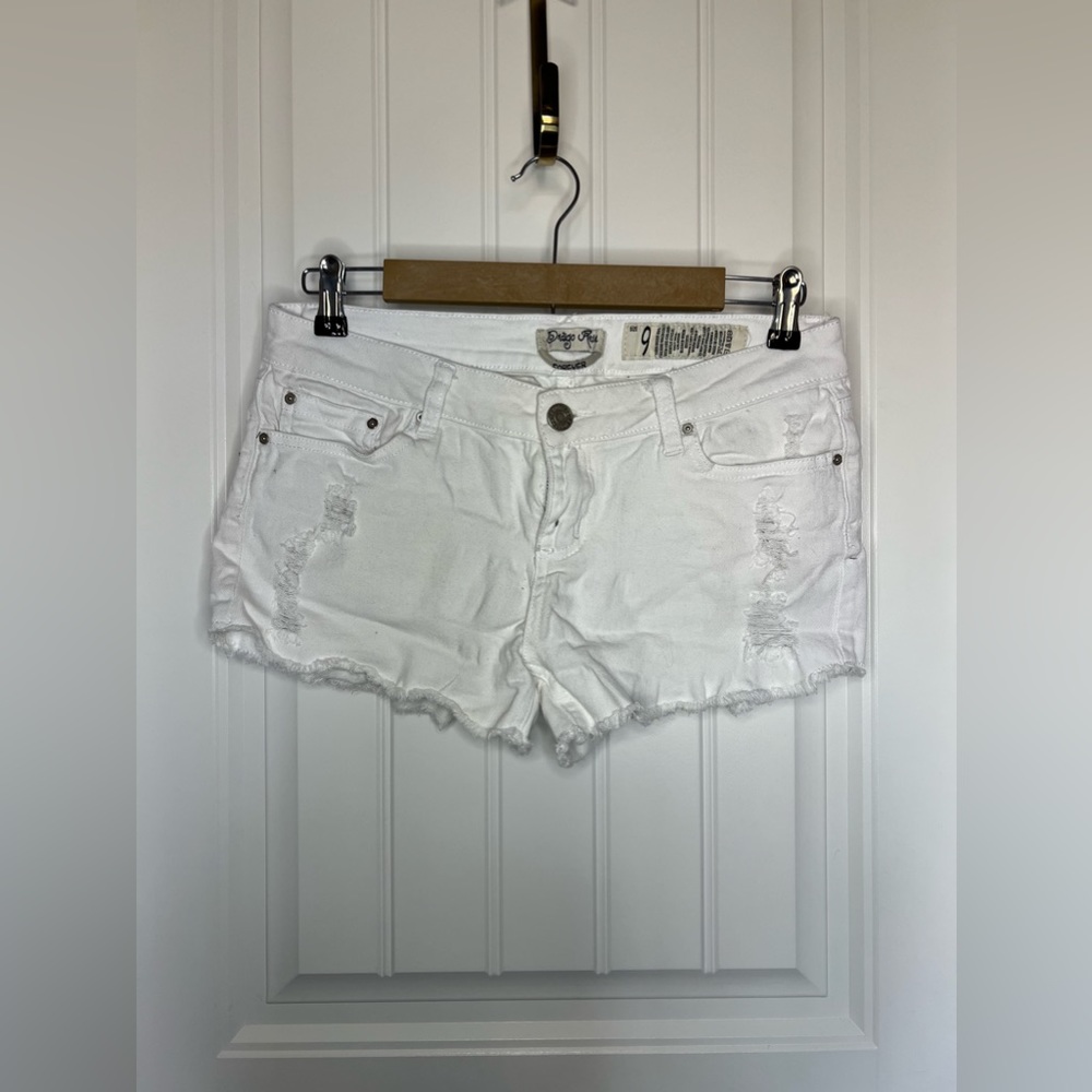 Women's White Jean Shorts
